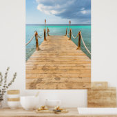 Sereniteit van het Zee Poster (Keuken)