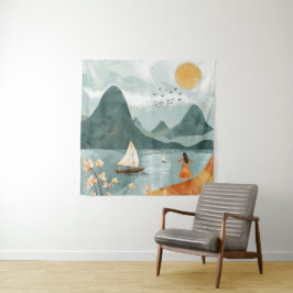 Sereniteit van het Zee Wandkleed