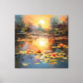 Sereniteit van Monet Canvas Afdruk (Voorkant)