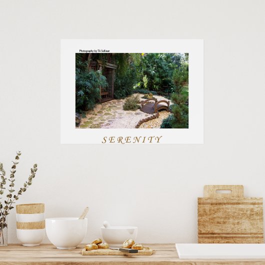 Sereniteit van TDGallery Poster (Keuken)