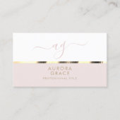 sereniteit van witgoud visitekaartje (Voorkant)