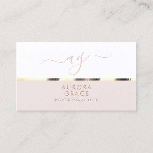 sereniteit van witgoud visitekaartje (Voorkant)