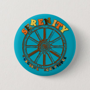 SERENITEIT - VREEDZAME ACCEPTATIE RONDE BUTTON 5,7 CM