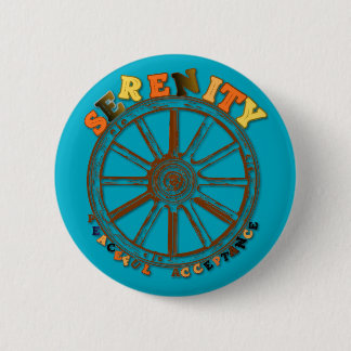 SERENITEIT - VREEDZAME ACCEPTATIE RONDE BUTTON 5,7 CM