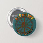 SERENITEIT - VREEDZAME ACCEPTATIE RONDE BUTTON 5,7 CM (Voorkant /achterkant)