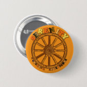 SERENITEIT - VREEDZAME ACCEPTATIE RONDE BUTTON 5,7 CM (Voorkant /achterkant)