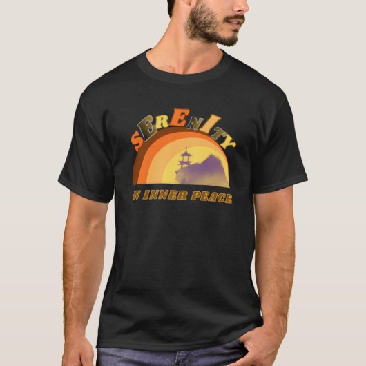 Sereniteit - Vreedzame Acceptatie T-shirt (Voorkant)