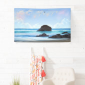 Sereniteit, wolken, stille schoonheid spandoek (Insitu)