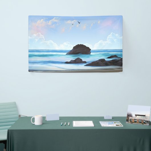 Sereniteit, wolken, stille schoonheid spandoek (Beurs)