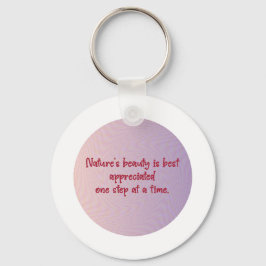 sereniteitscirkel van de natuur sleutelhanger