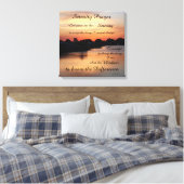 SERENITEITSGEBED CANVAS AFDRUK (Insitu (Slaapkamer))