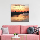 SERENITEITSGEBED CANVAS AFDRUK (Insitu (Woonkamer))