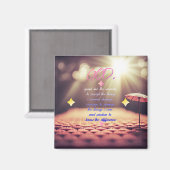 Sereniteitsgebed met inspirerende Christelijke kun Magneet (Voorkant / Achterkant)