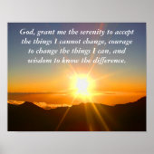 Sereniteitsgebed _ poster (Voorkant)