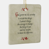 Serenitepicel/ stijl/dubbelzijdig keramisch ornament (Rechts)