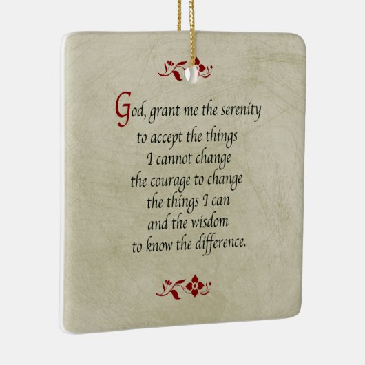 Serenitepicel/ stijl/dubbelzijdig keramisch ornament (Rechts)