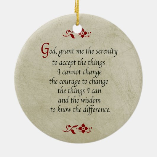 Serenitepicel/ stijl/dubbelzijdig keramisch ornament (Achterkant)