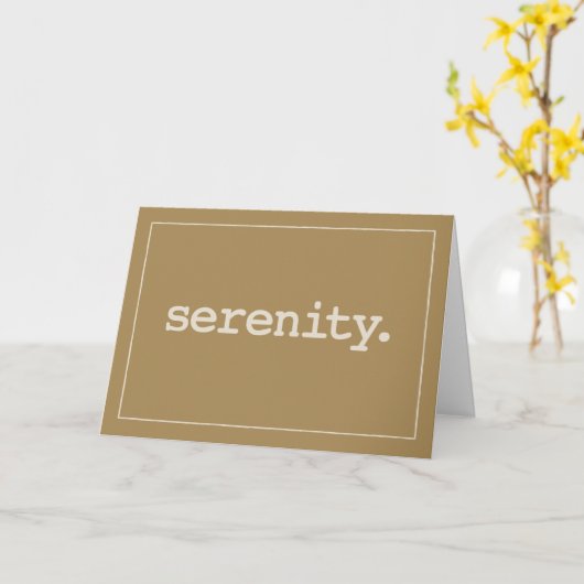 Serenity 12 Stap herstel Jubileum Kaart (Gele Bloem)
