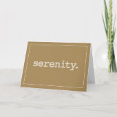 Serenity 12 Stap herstel Jubileum Kaart (Voorkant)