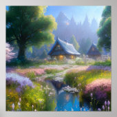 Serenity Amidst Natuur Poster (Voorkant)