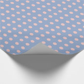 Serenity and Roos Quartz Polka Dot Wrapping Paper Cadeaupapier (Hoek)