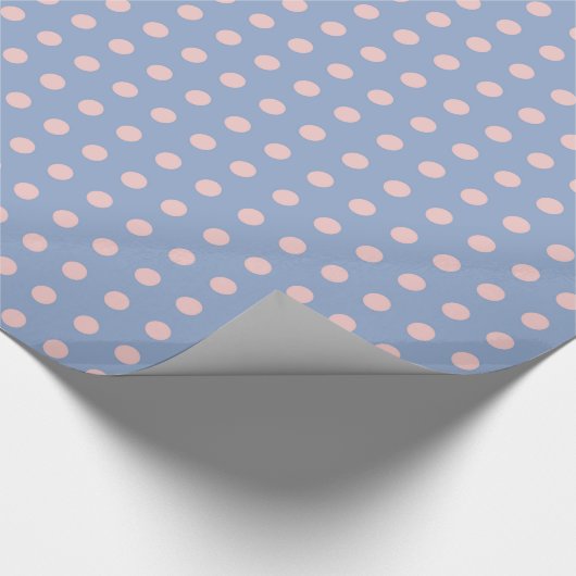 Serenity and Roos Quartz Polka Dot Wrapping Paper Cadeaupapier (Hoek)