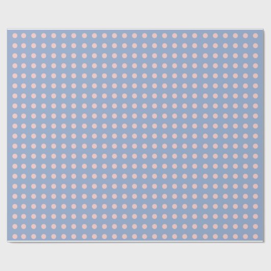 Serenity and Roos Quartz Polka Dot Wrapping Paper Cadeaupapier (Vlak)