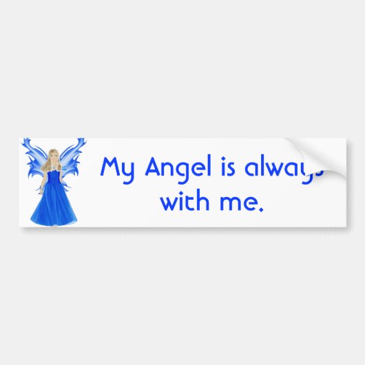 Serenity Angel Bumpersticker (Voorkant)