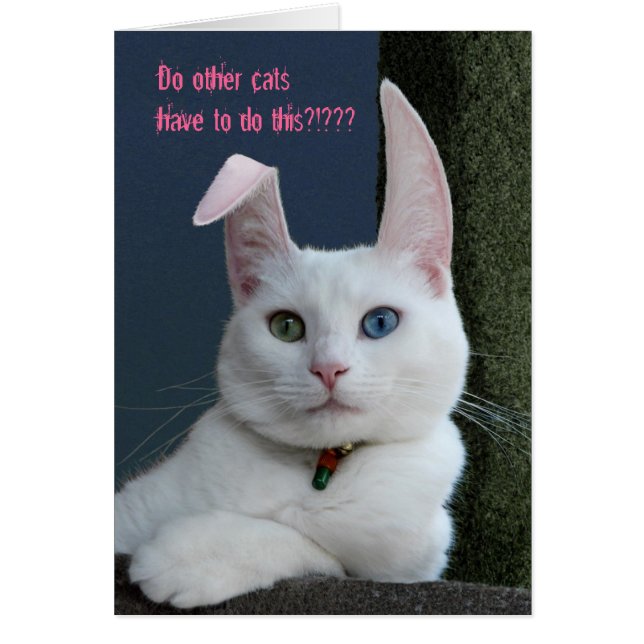 Serenity as Bunny-kaart - op maat (Voorkant)