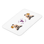 Serenity Attract Serendipity Yoga Butterfly Love Magneet (Linkerzijde)