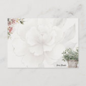 Serenity Basic Blank Recept Kaart (Achterkant)