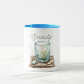 Serenity Beach Candle Stones Mok (Midden)