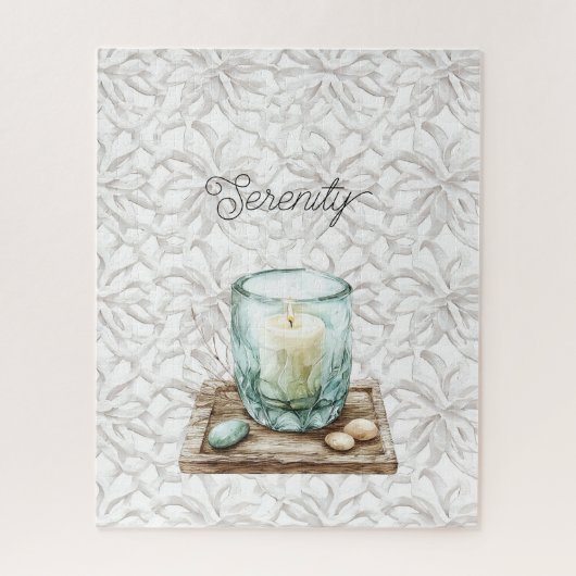 Serenity Beach Kaarsstenen Legpuzzel (Verticaal)