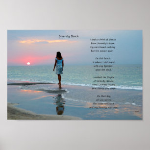 Serenity Beach Poster