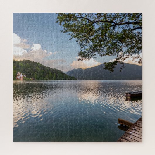 Serenity bij Sunset Lake Legpuzzel (Verticaal)