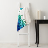 Serenity Blau Petal Sherpa Deken (In situ)