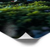 Serenity Bloom – Lotus Above the Mist Perfect Poster (Hoek)