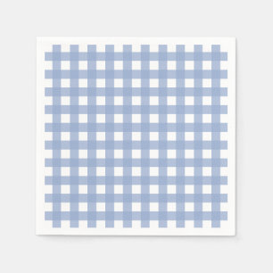 Serenity Blue Gingham Servet