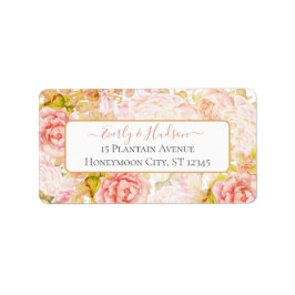 Serenity Blue Roos Return Address Label