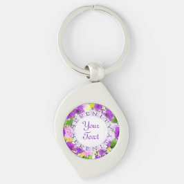 Serenity Bouquet Floral SwirlTemplate sleutelhange Sleutelhanger