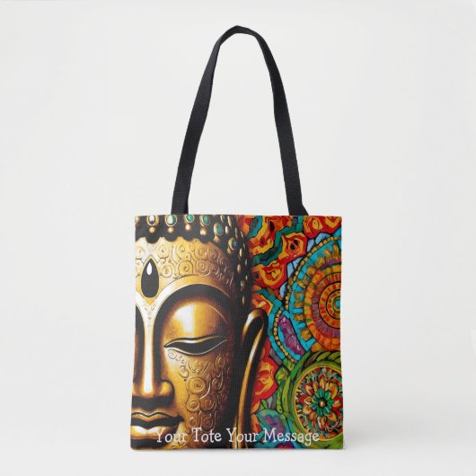 Serenity Buddha Canvas tas (Voorkant)