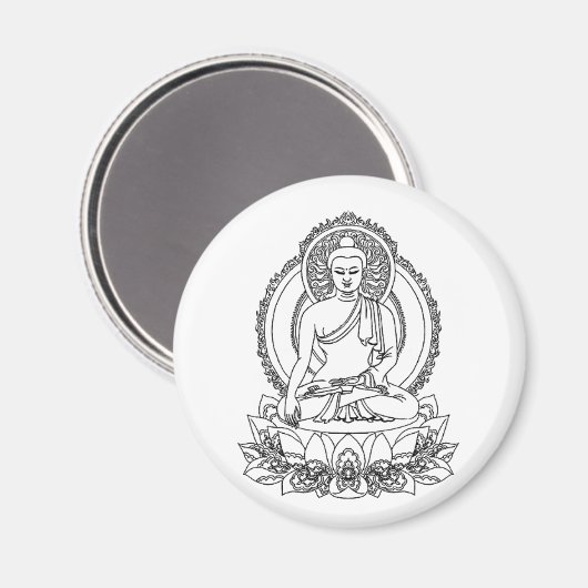 Serenity Buddha Magnet (Voorkant / Achterkant)