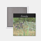 Serenity Canada Gese Inspirerend Natuur Magnet (Voorkant / Achterkant)