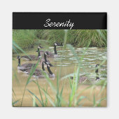 Serenity Canada Gese Inspirerend Natuur Magnet (Voorkant)