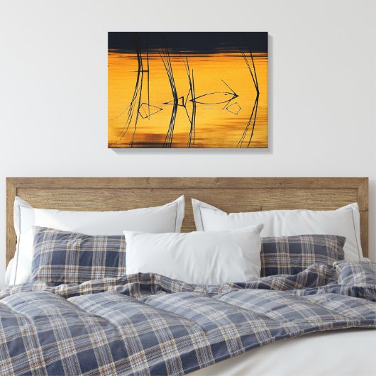 Serenity Canvas afdrukken (Insitu (Slaapkamer))