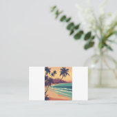 Serenity Canvas van de natuur - Tranquil Landscap Visitekaartje (Staand voorkant)