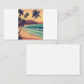 Serenity Canvas van de natuur - Tranquil Landscap Visitekaartje (Voorkant / Achterkant)