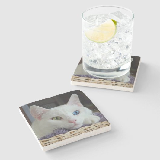 Serenity close-up marble onderzetter #2 (Zijkant)