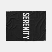 Serenity - Cool New Funny Name Fan Gift Tee  Fleece Deken (Voorkant (Horizontaal))
