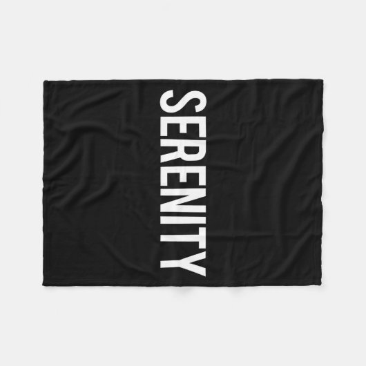 Serenity - Cool New Funny Name Fan Gift Tee  Fleece Deken (Voorkant (Horizontaal))